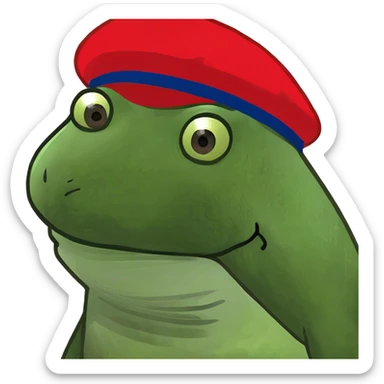 A regular bufo sticker