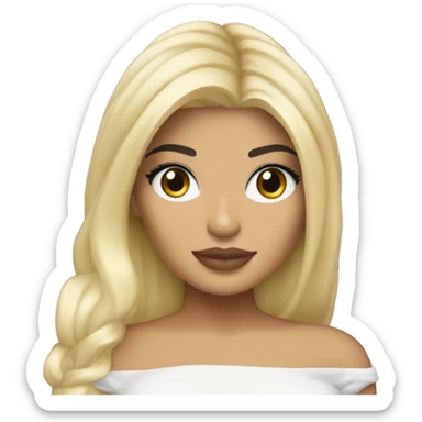 Kylie jenner blonde princess sticker