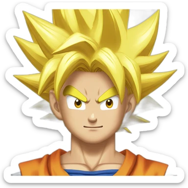 Super saiyan Goku sticker