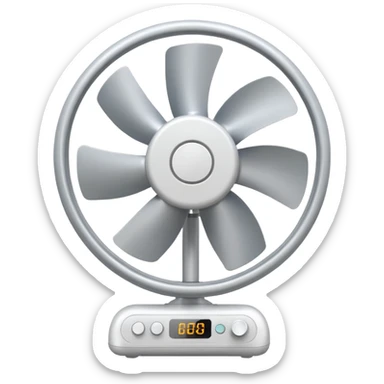 electric fan sticker