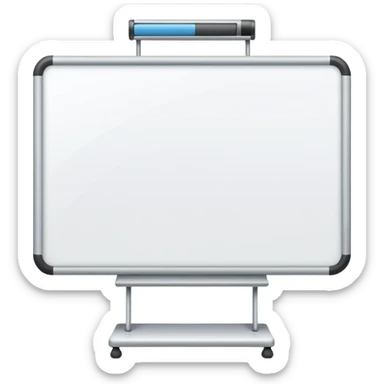 whiteboard in classroo sticker