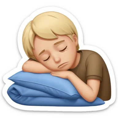 person crashing out sticker