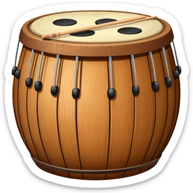 Create a instrument of tabla emoji sticker