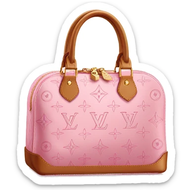 Louis vuitton bag pink  sticker