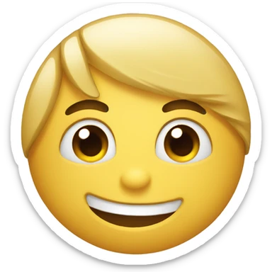 One Embarrassed smiley emoji sticker