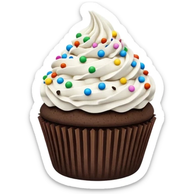 Cookies and cream cupcake sticker