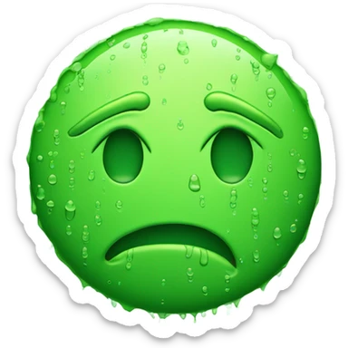 acid rain on a money sticker