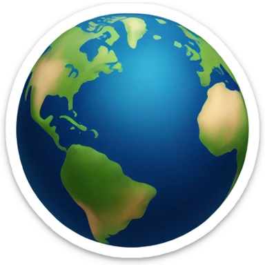 Earth  sticker
