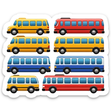 Crea un emoji de transporte público sticker