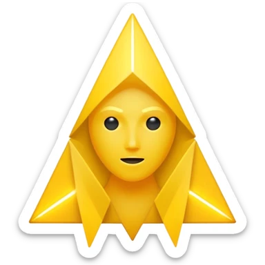 spark icon, faceless sticker