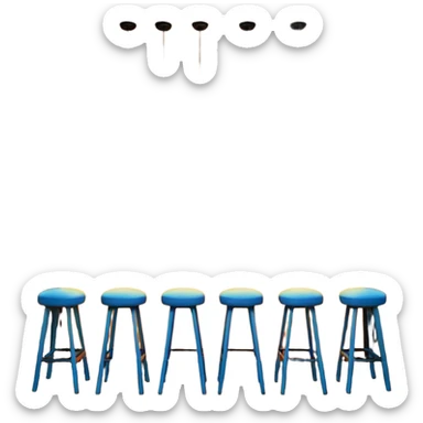 A 3D cartoon bar interior with a counter, glowing shelves of colorful bottles, tall stools, and hanging lights, warm ambient lighting, realistic reflections, Memoji-style. Photo Frame. Negative : Transparent. sticker