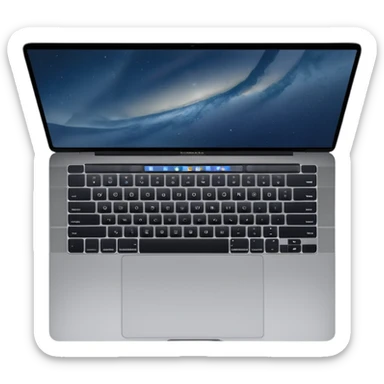 MacBook m4 pro max black 16 inch sticker