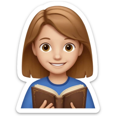 Storybook with kid sticker