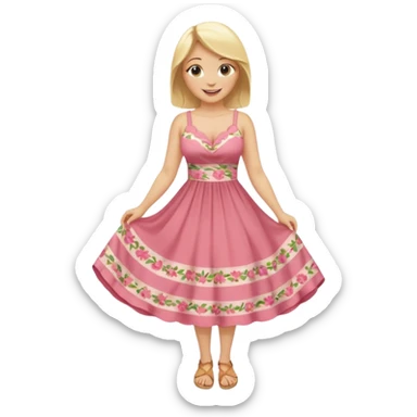 naked blonde woman with big breast full body sticker