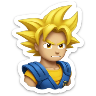 Super sayen sticker