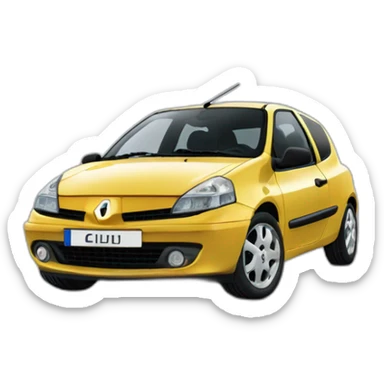 Renault clio 1 sticker