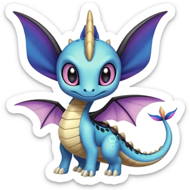 Meloetta-Cresselia-Palkia-Spyro-Toothless-Stitch-Fakémon-creature-hybrid sticker
