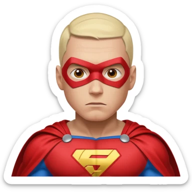 Eminem as a superhero sticker