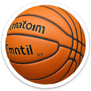 {
  "dalle": {
    "text2im": {
      "prompt": "A simple classic-style emoji of a basketball colored black instead of orange. Smooth, round, clean emoji design with minimal shading and the same panel grooves as the standard basketball emoji.",
      "size": "512x512"
    }
  }
} sticker