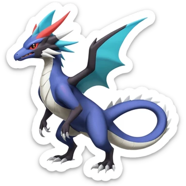 Silvally-Nargacuga-Noivern-Salandit-Latios-fusion sticker