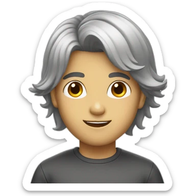 A boy stylish and handsome  sticker