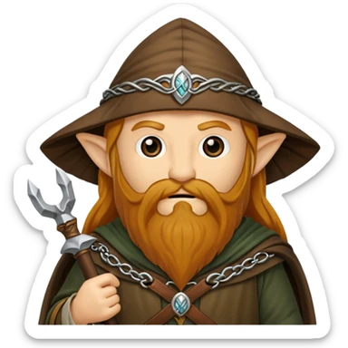 gimli lord of the rings sticker