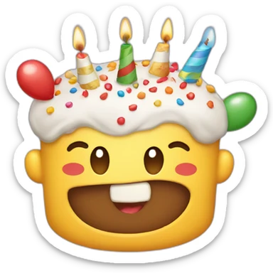 joyeux anniversaire sticker