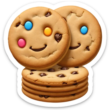 a pair of Cookie without Chocolate sticker