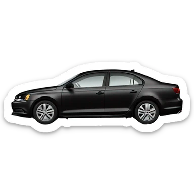Black 2012 Volkswagen jetta  sticker
