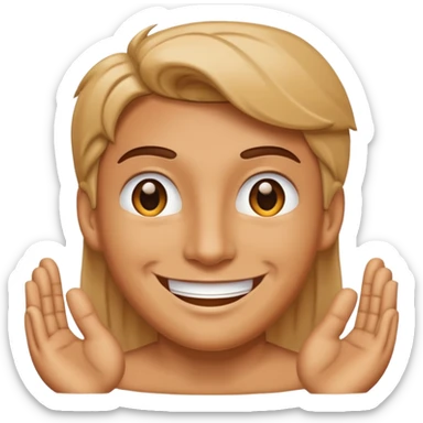 🙂‍↔️+😏 sticker