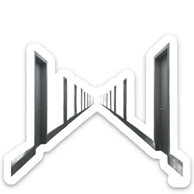 Make the shining hallway sticker