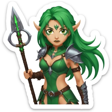 world of warcraft, demon huntress sticker