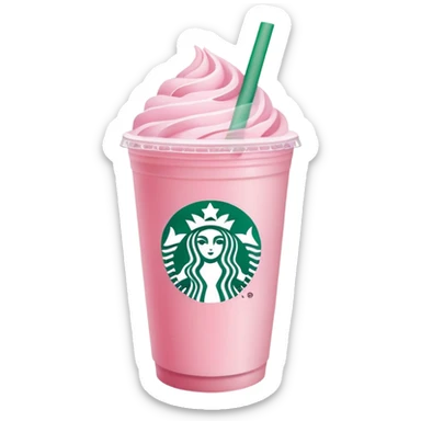 Pink drink Starbucks sticker