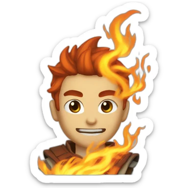 Mako Fire Bender sticker