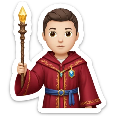 Ronaldo is wizard sticker