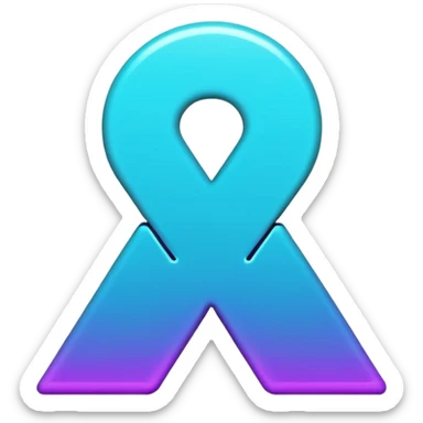 futuristic minimalistic emoji icon, letter "S" formed by three glowing digital lines representing Storm, Atom and NoizeGames, neon purple (#8B5CF6) and cyan (#00E0FF) on dark background, modern tech style, 1:1 aspect ratio sticker