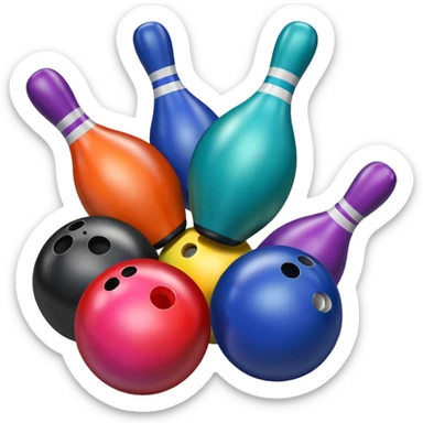 bowlingRolling Balls sticker