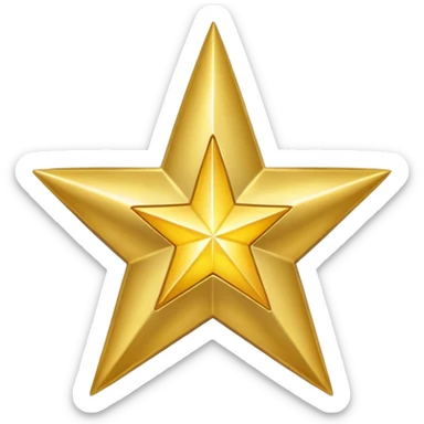 Emogie of verified  of star of 24 head and tick  sticker