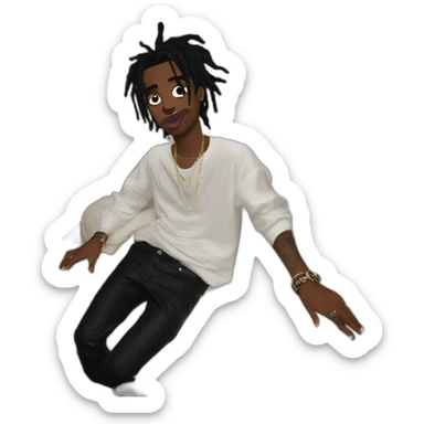 Playboi Carti the king vamp sticker