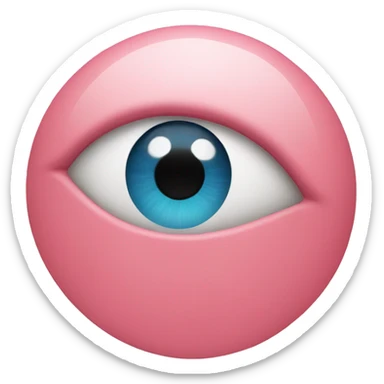 À tes heart with an eye sticker