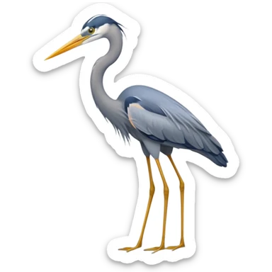  bird heron sticker