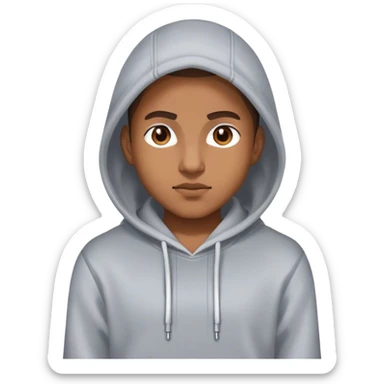 Leyva wearing hoodie sticker