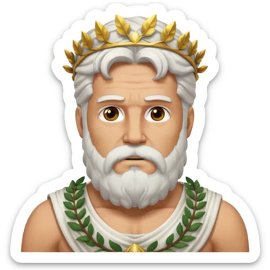 Zeus Greece ancient sticker