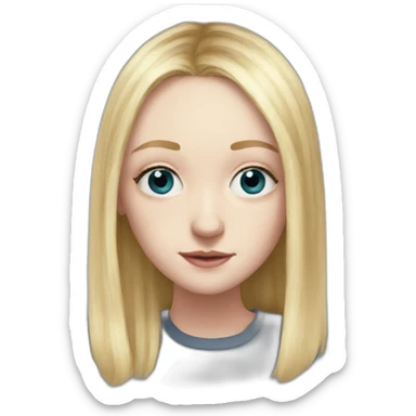 dakota fanning sticker