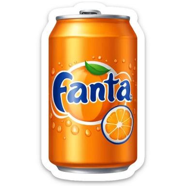 Fanta can  sticker