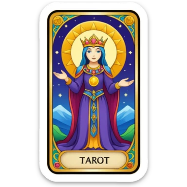 Random tarot card that already exists  sticker