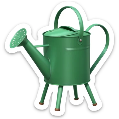 give me a watering can with legs sticker