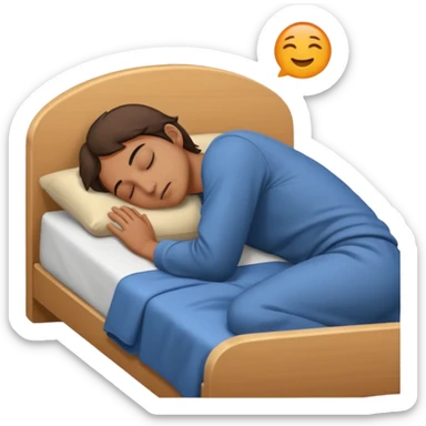 dormir debout  sticker