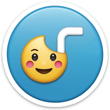 Make me an emoji thats look exactly like the TikTok verified emoji a blue tick make it exactly no difference  sticker