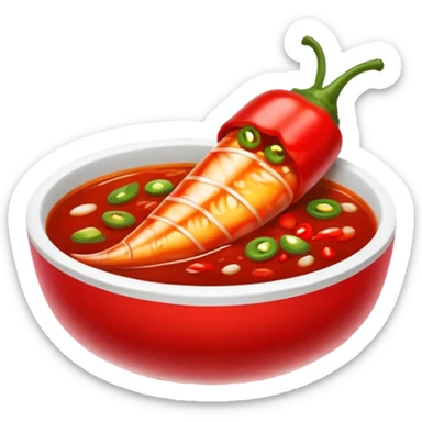 Vietnamese chili with fish sauce sticker